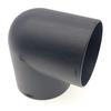 Car Air Heater Heater Ducting Pipe Elbow Outle 42/60/75/90mm Black Plastic Connector Heater Heating Pipe Air Intake Pipe