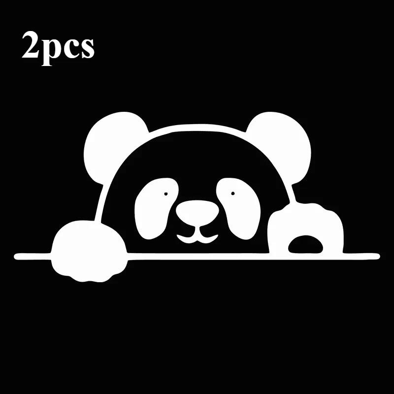 Cute Panda Creative Decal Car Body Stickers Occlusion Automotive Decorative Car Stickers Accessories Car Accessories