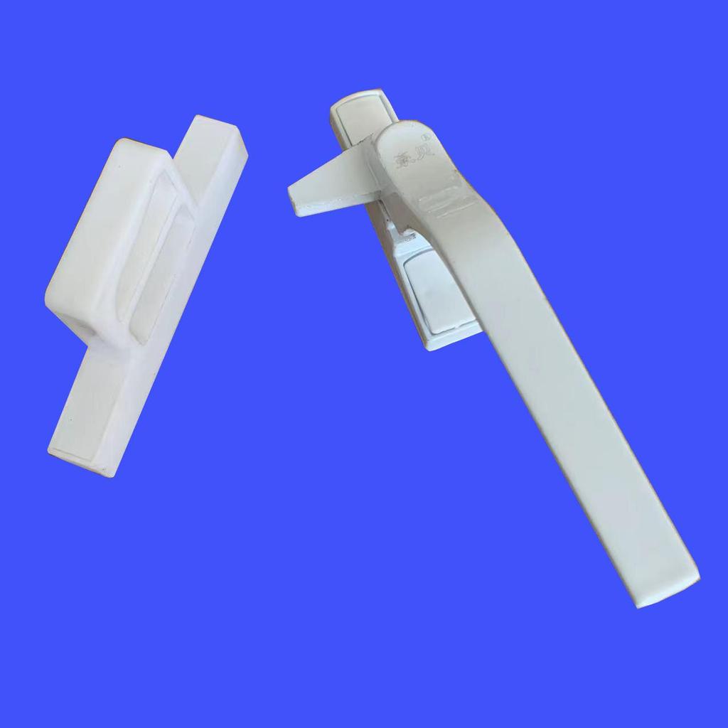 Verstärkter UPVC-Dreh-Kipp-Tür- und Fenstergriff in L-Form mit Schloss