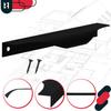 Kotarbau® Modern Edge Furniture Handle Aluminum Matte Black 160 / 180 Mm Set Of 2