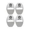 Metal Car Door Lock cover Protective Buckle Cover Sticker For Volkswagen Golf Caddy Passat GTI Lavida Sagitar Scirocco Tiguan