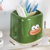 Plastic Student Pen Holder Interesting Stationery Organizer Pencil Storage Box  Home Office Decor