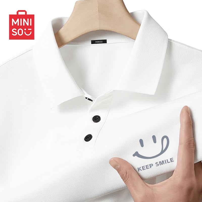 MINISO Men's Quick-Dry Cool-Feel Polo Shirt