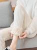 Alpaca Wool High-Waist Thick Warm Pants - 800g One-Piece, Anti-Sag Velvet Layer for Women, Autumn/Winter Outerwear