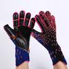 1 Pair Convenient Non-slip Texture Sweat Absorption Football Goalie Gloves Full Finger Soccer Goalie Goalkeeper Gloves Sports Accessories