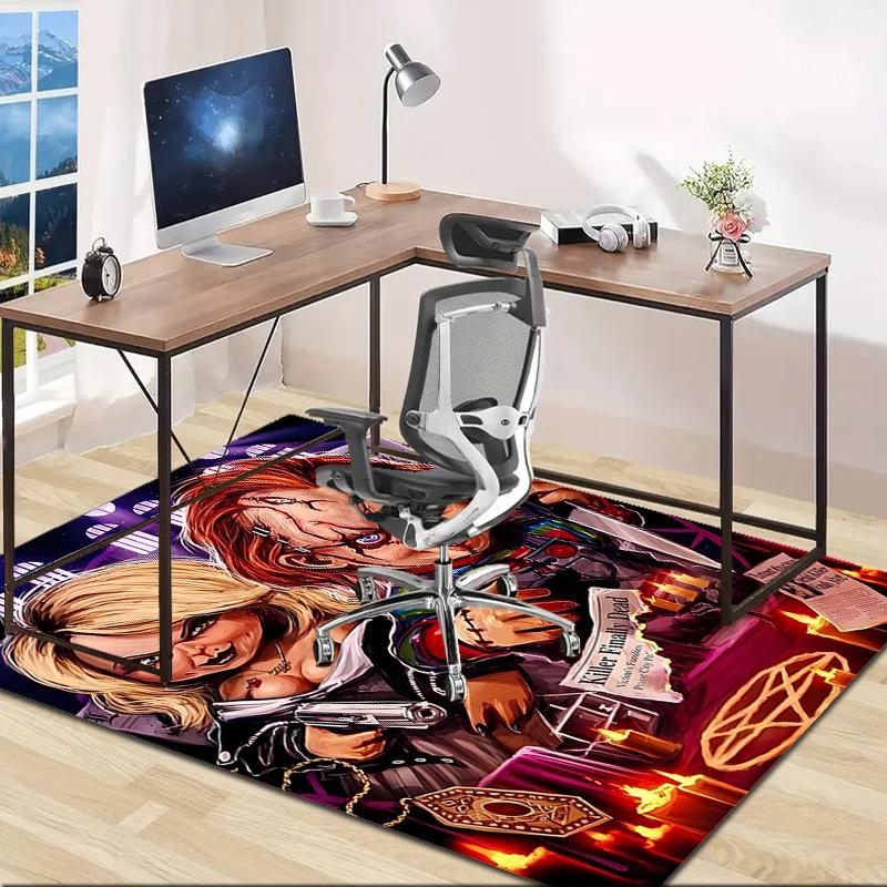 1pc Chucky1 Design Area Rug - Non-Slip, Soft & Cozy Floor Mat for Living Room, Bedroom, Office - Indoor/Outdoor Decorative Carpet