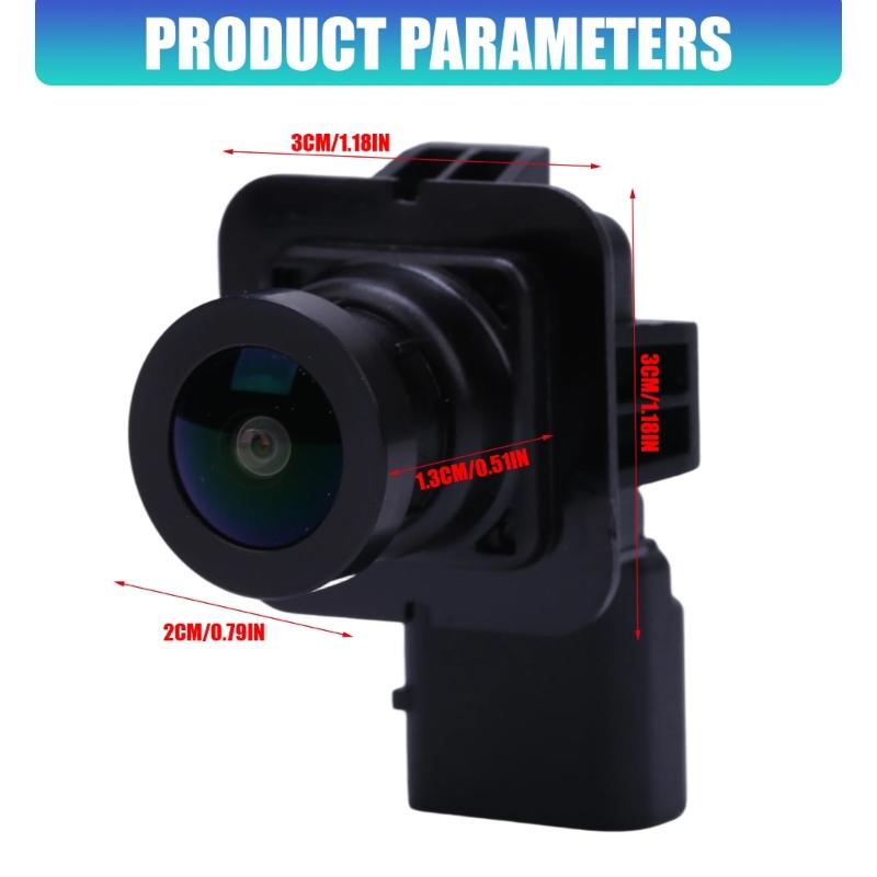 Adjustable Automotive Backup Camera with 360-Degree Rotation, Integrated Interface, 720 x 480 NTSC Video, and Selectable Display Orientation