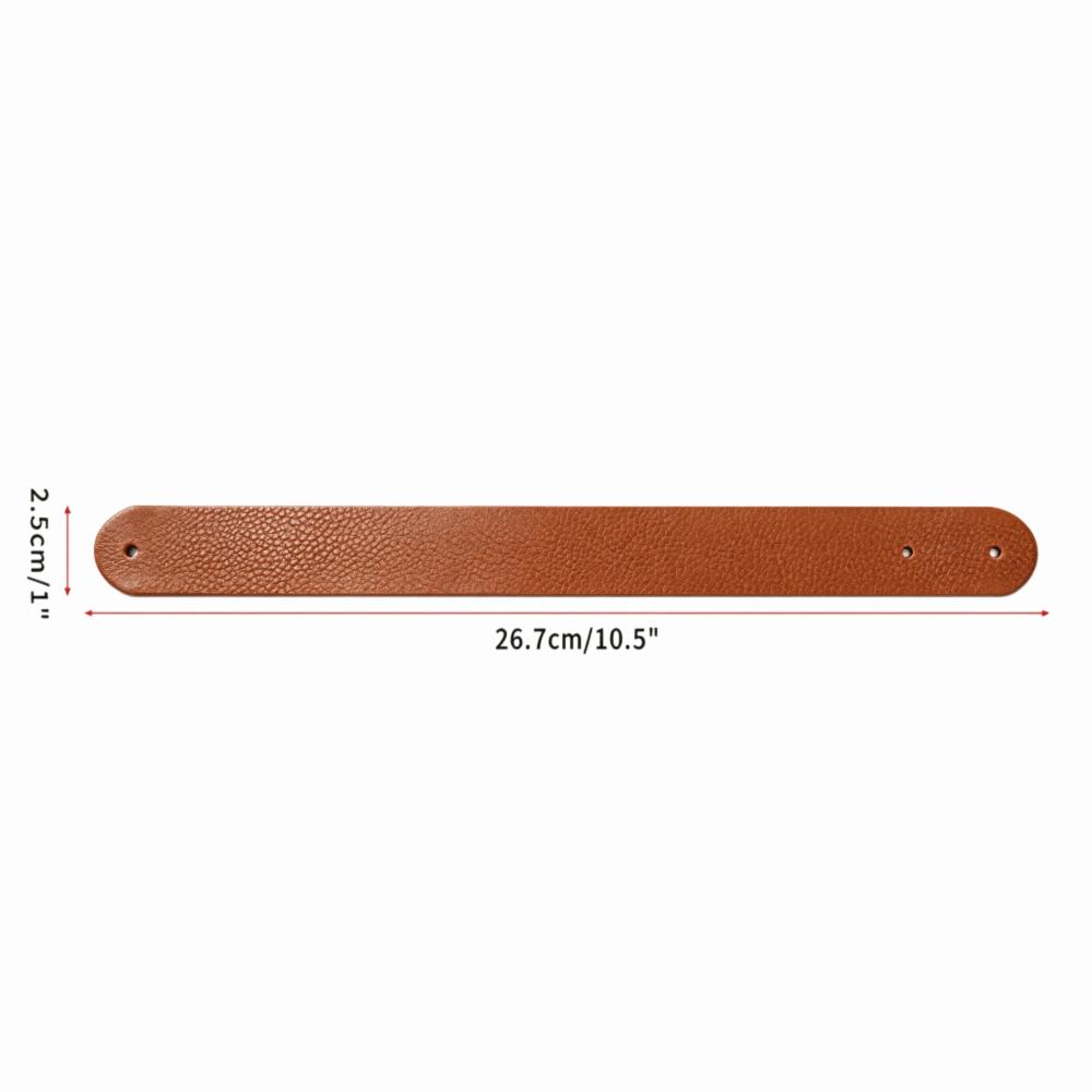 4PCS PU Leather Leather Curtain Brackets Wall Mounted Strap Hooks  Kitchen Decor