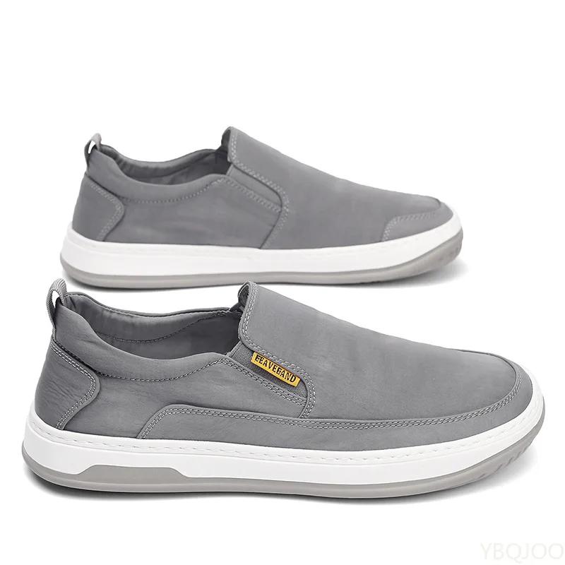 Fashion Men's New Canvas Shoes Casual Breathable Lazy Shoe Fashion Comfortable Flats Versatile Lightweight Male Shoes Homme Zapatillas