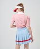KANDINI Blue Line Pleated Skirt