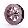 Rotatable Rockery Water Feature Fountain, 17-31CM Wide, with DIY Plastic Water Wheel