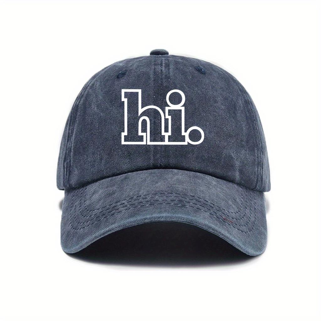 Urban daily personalized trend versatile baseball cap for both men and women,spring and summer urban design printed duckbill cap