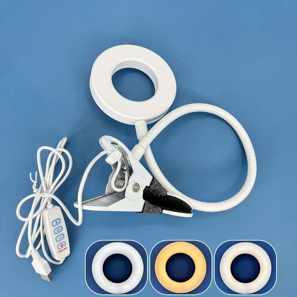 Eye Protection Tattoo Light Dimmable LED Reading Lights Portable Clip On Table Lamp  Office