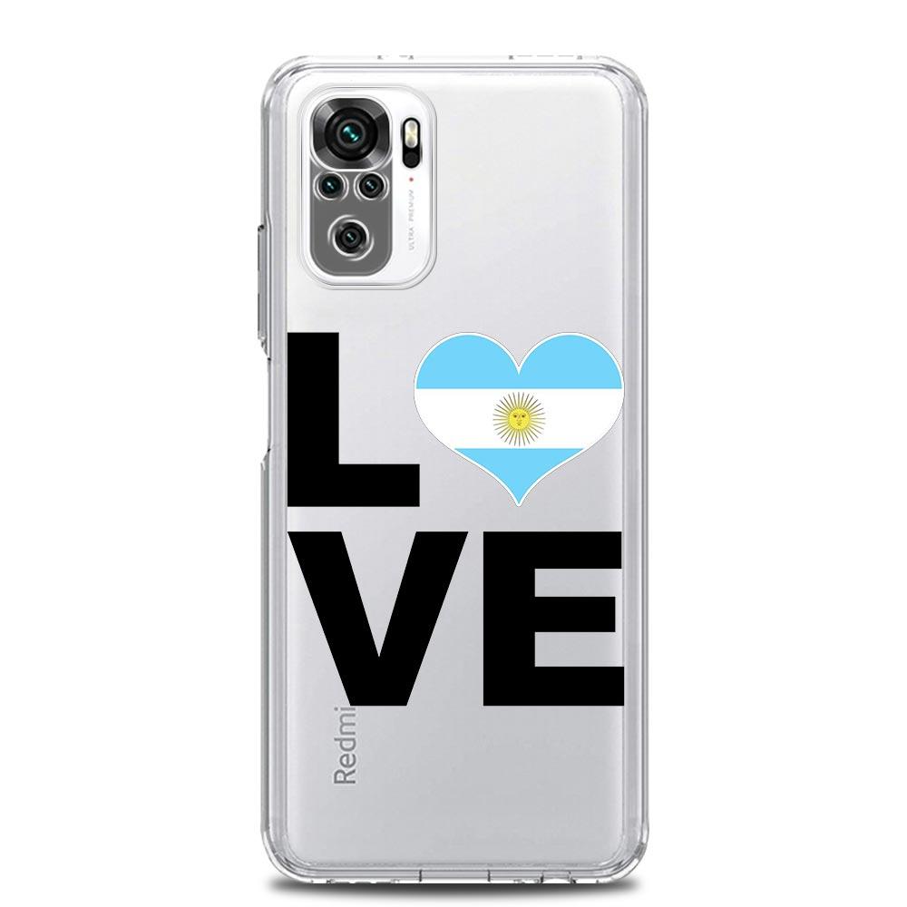 Argentina Soccer 10 Clothing Phone Case For Xiaomi Redmi Note 12 5G 9S 9 8 10 11 Pro Plus 4G 9T 8T 10C 9C 9A 7 Pro Clear Cover