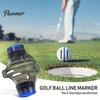 Golf Line Marker Stencil Ball with Pens Lightweight Portable Precision Liner Versatile Drawing Marking Tool Kit Accessories
