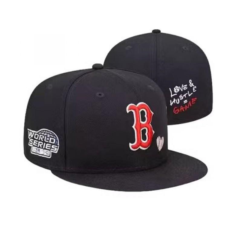 PouChangAnFo Embroidered Baseball Cap Unisex Hip Hop Flat Brim Sun Hat