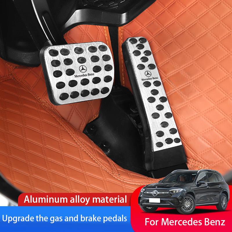 GLC GLB Car Pedals Cover Brake Accelerator Foot Pedal Pad Accessories For Mercedes Benz AMG W206 W204 W205 W212 W213 W221 W222