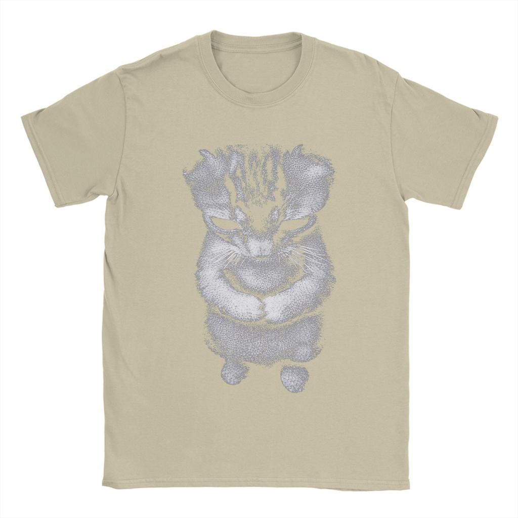 Unisexs TShirts Funny Cute Sad Crying Cat Meme Amazing 100 Cotton Tees Short Sleeve El Gato Munchkin Kitten Art T Shirt Clothing