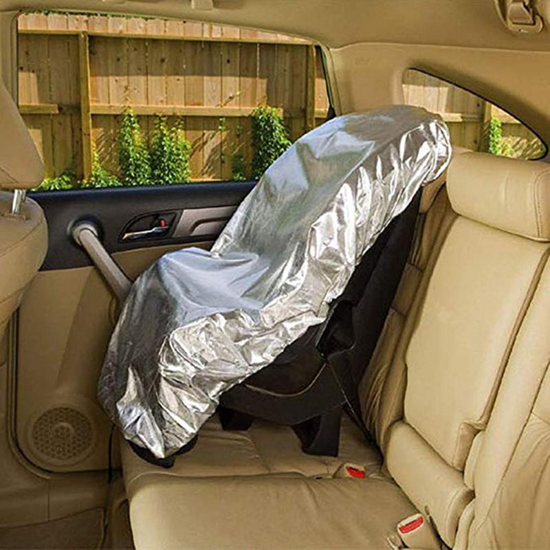 Car Seat Baby Seat Sun Shade Protector Covers for Children Kids Aluminium Film Sunshade Anti-UV Dust Insulation Cover 74x108cm