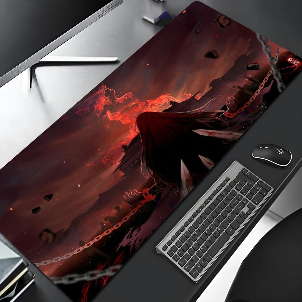 Mo Dao Zu Shi Mouse Pad Edge Big Gaming Locking Computer Gamer Large Rubber Art Mousepad Music Laptop Desk Mat