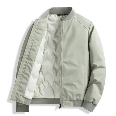 Baseball Collar Down Jacket Men's Winter Warm and Cold Protection 50% White Duck Down Cold Protection High-end Casual Jacket Men
