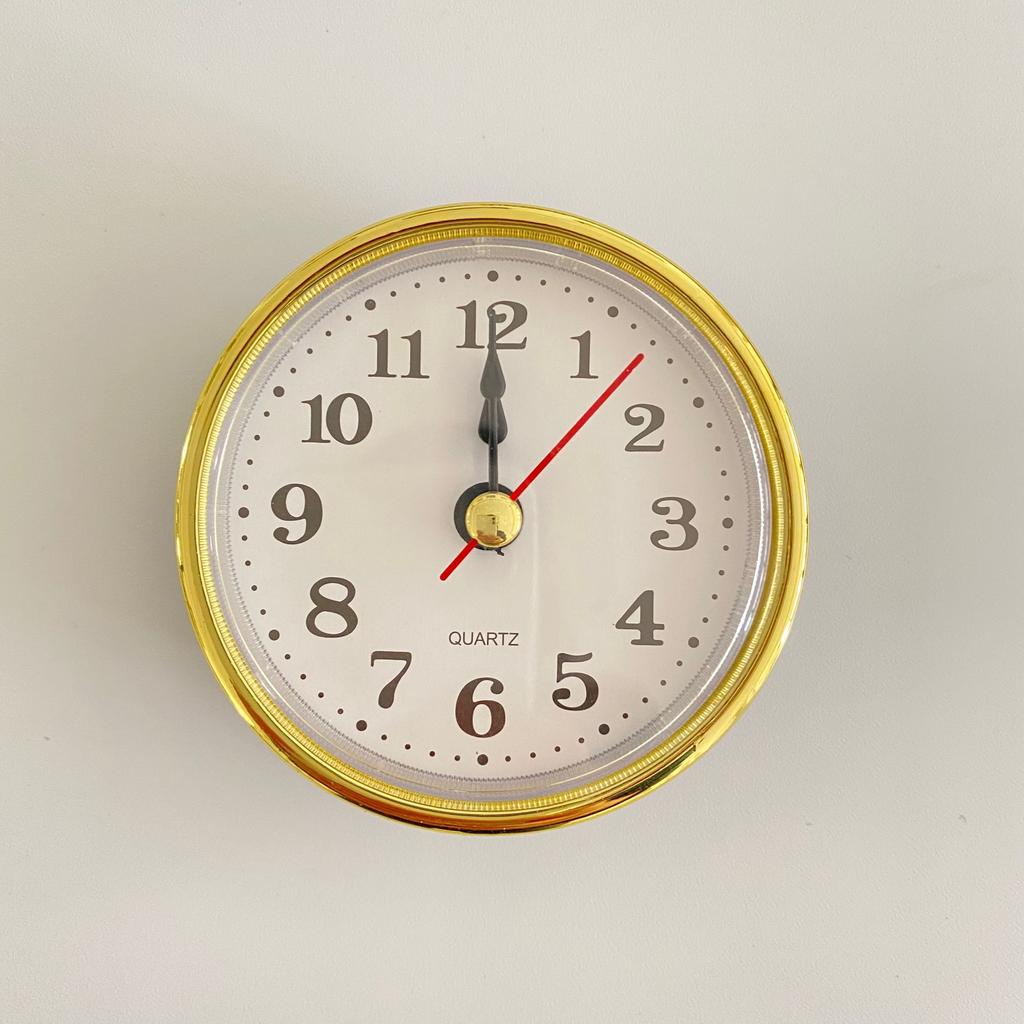 Uhreneinsatz Quarz Uhrwerk Eingebaute Uhr Klassische Uhr Handwerkseinsatz Uhrenwerk DIY Tischuhr