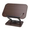 Multifunctional Book Stand Foldable Reading Display Holder with 360 Degree Rotating Base Pen Slot Elastic Page Clips