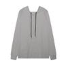 Women's Autumn and Winter Solid Color Casual Loose Hooded Sweatshirt