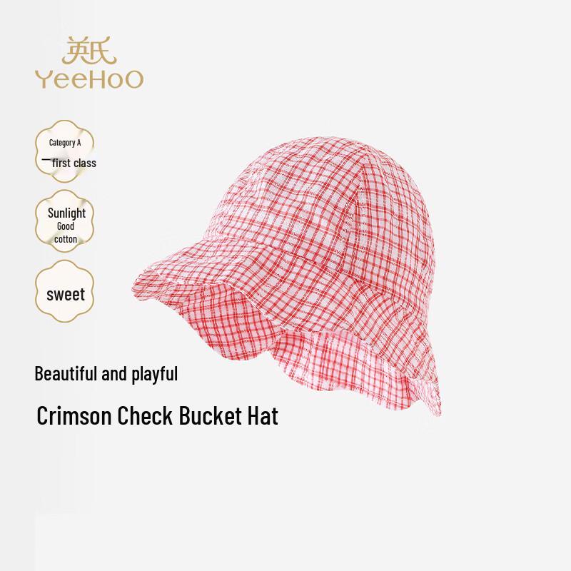 YEEHOO Girls Summer Sun Protection Fisherman Hat 48CM