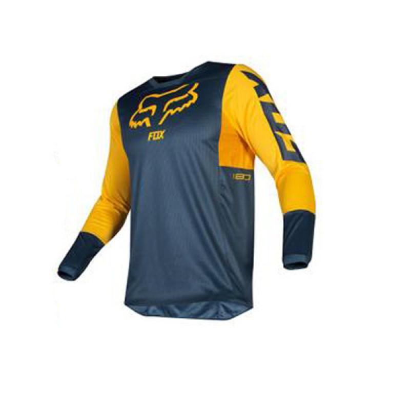 Mens Mountain Bike Cycling Jersey Long Sleeve Quick Dry Breathable Trail Riding Top
