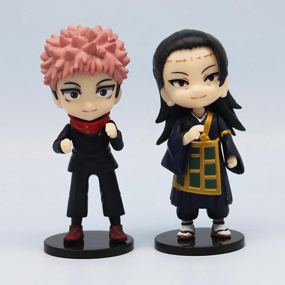 Q Posket Jujutsu Kaisen 9cm Figure Satoru Gojo Itadori Yuji Geto Suguru Nobara Megumi Collection Character Ornaments