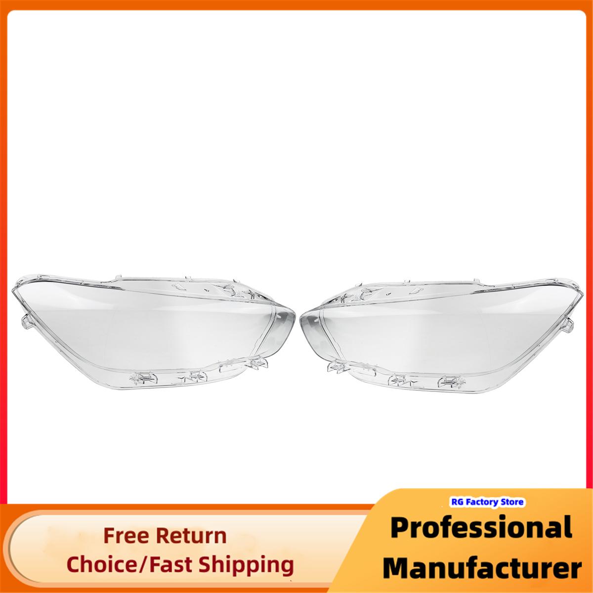 

For BMW F20 1 Series 118i 120i 125i 2015 2016 2017 2018 Front Headlight Lens Cover 1Pair Headlamp Shell Transparent Lampshade