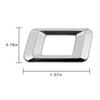 ABS Car Rear Trunk Letters Logo Badge Emblem Sticker For BMW 4 Series 420d 425d 428d 430d 435d 440d 450d F30 F32 F33 F36 G26 G22