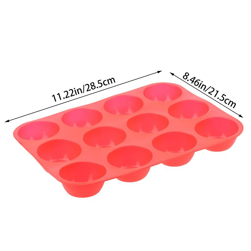 Formă din silicon cu 12 cești, brioșe, cupcake, tigaie antiaderență, săpun, instrumente pentru prepararea ciocolatei, mașină de spălat vase, cuptor cu microunde, tigaie de panificație
