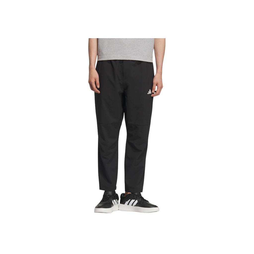 Adidas Must Haves Ss25 Entry Tracksuit Bottoms Climacool Fashion Comfortable Versatile Skin-Friendly Quick-Dry Cropped Casual Pants Men Bottoms KC2877