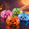 Glittery Fidget Ball 1/2/3Pcs Halloween Pumpkin Stress Relief Toy, Creepy Head Squeeze Elastic Toy Glitter for Kids Adults, Party Favors Relaxation