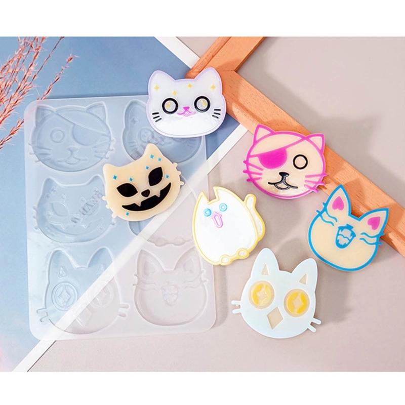 Soft Silicone Mold Hair Accessories Making Molds Lovely Animal Shaped Hair Clip Mould Reliable Jewelry Making Supplies