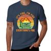 Its Fine Im Fine Everythings Fine TShirt Soft Casual Short Sleeve Cotton Tee