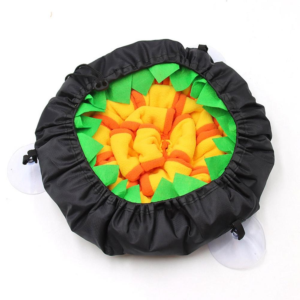 

Pet Dog Snuffle Mat Nose Smell Training Sniffing Pad Dog Puzzle Slow Feeding Bowl Food Dispenser Carpet Washable