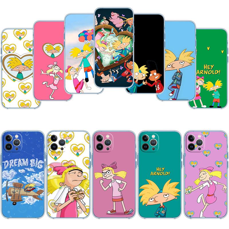 S-Special Art Hey A-Arnold Transparent Phone Case for Motorola Moto G7 G8 G9 G84 G85 G73 G24 G15 Z2 Play Power Plus