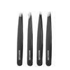 Eyebrow ClipStainless Steel Tweezer Set Ultra-Precise Slant Pointed Flat & Angled Tips for Effortless Eyebrow Shaping Splinter