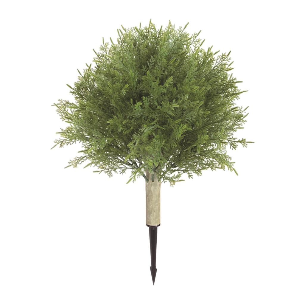 Artificial Topiary Ball Tree Fake Cypress Plants Outside Front Door Faux Shrub Bushes for Garden Porch Thanksgiving Fall Yard