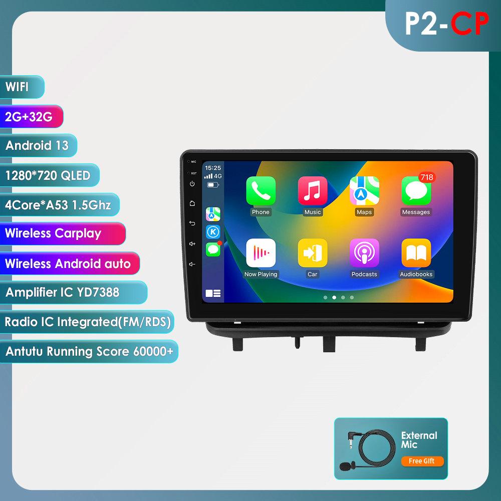 

Ossuret 2 Din Android 13 Автомагнитола Мультимедийный Видеоплеер для Opel Corsa D 2007-2012 Хэтчбек Фургон Навигация Интеллектуальный Экран GPS 4G Carplay Auto P2CP 4Core 2G 32G