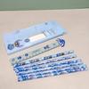 MINISO HB Wooden Lead Pencils Set with Ruler Student Office Stationery Supplies Gift Toy Figure Collection
