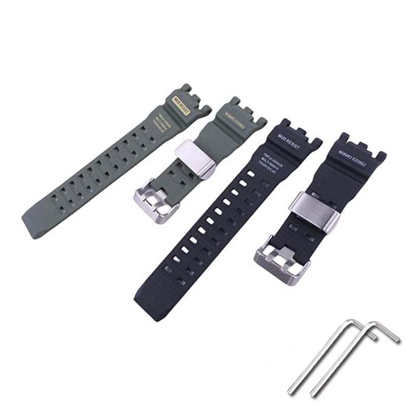 Outdoor Sports Waterproof Resin Watch Strap for GWG-2000/GWG-2040 - Unisex Accessory