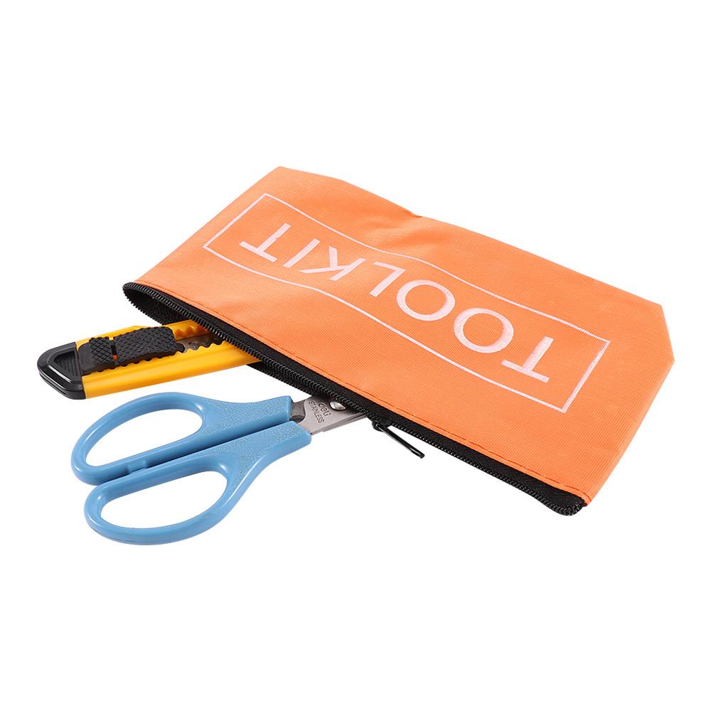 600D Oxford Cloth Instrument Pouch Simple Style Waterproof Wrench Bag Tool Kit Case Zipper Storage