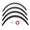 4PCS Wide Body Kit Wheel Flares Universal Flexible 80cm Wheel Arch Trim Flare for Sedan SUV Off Road Vehicle