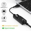 Gigabit USB LAN adapter Vezetékes adapter SUNROZ USB 3.0 - Ethernet / hálózati RJ45 LAN Windows 11/10/8.1/7/X rendszerhez (A487310)