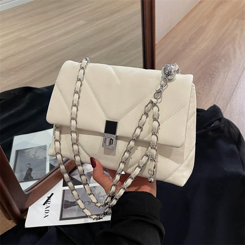 Popular bag women's new fashion shoulder bag chain bag high-end messenger bag
