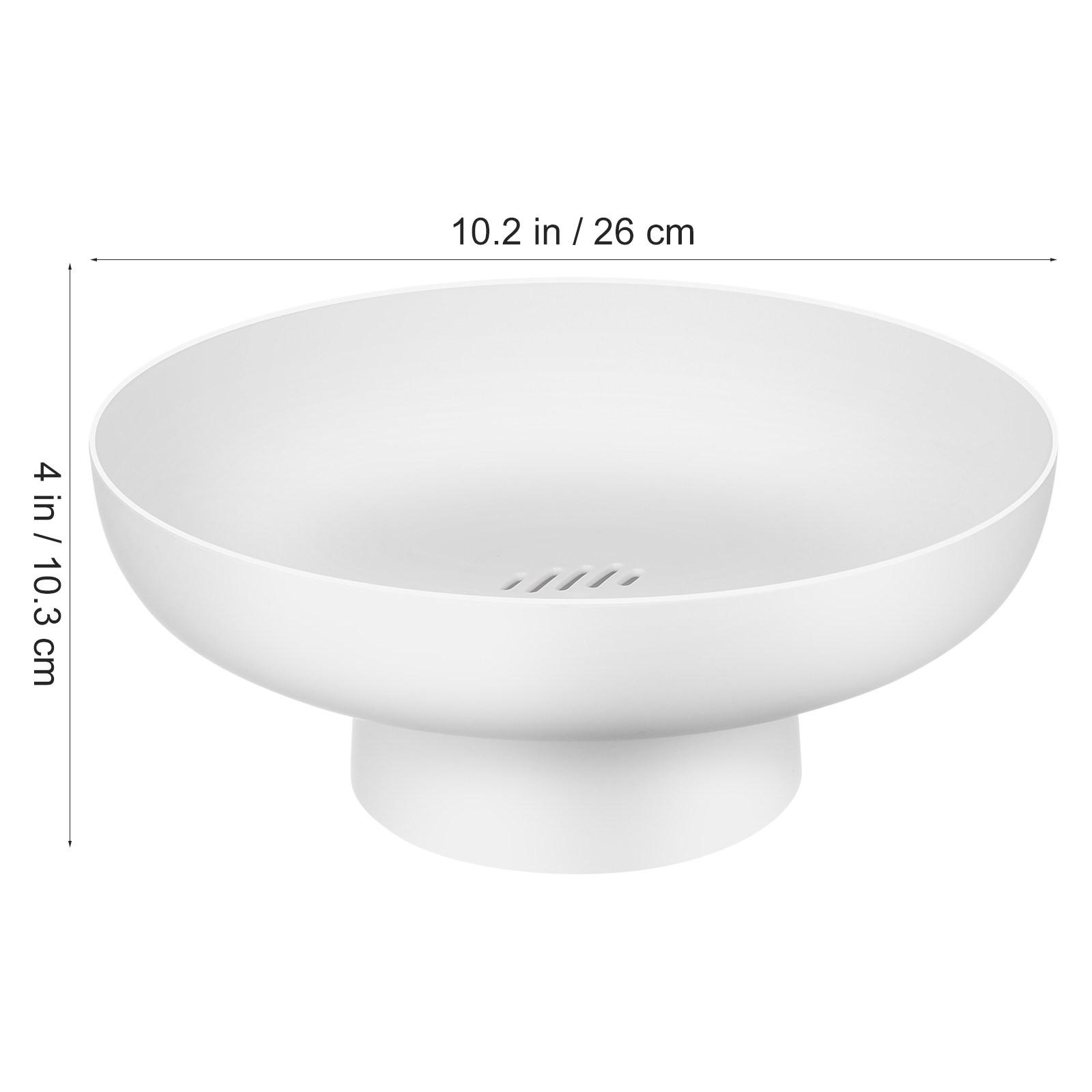 

Fruit Platter Basket Comport Multifunctional Snack Rack Candy Dessert Stand Draining Bowl High Base Decorative Fruit Holder Tray